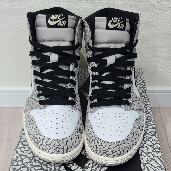美品 AIR JORDAN 1 RETRO HIGH OG DZ5485 052 ジョーダン1 セメント US11 29cm