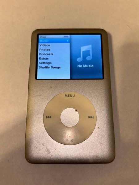【バッテリー交換済!】iPod classic 120GB 第6世代 シルバー