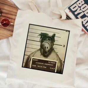 アルフのエコバッグ ALF アメリカン雑貨 80sレトロ風