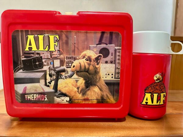 ALF ランチボックス サーモス レッド ヴィンテージアルフ1987