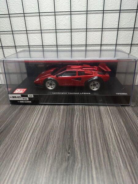 京商50周年限定 ミニッツ MINI-Z ランボルギーニ カウンタック LP500Sボディ(クロームレッド)MZP316CR