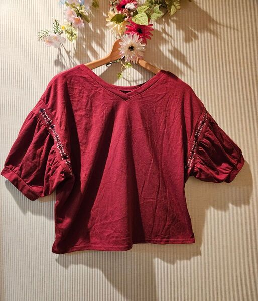 Ray cassin 刺繍 ゆったり プルオーバー F
