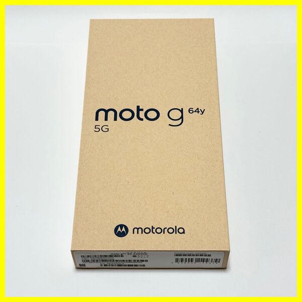 【新品未使用・送料無料即日発送】moto g64y 5g スマホ本体 スペースブラック ワイモバイル SIMフリー 残債なし