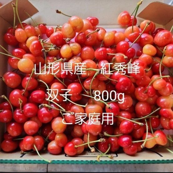 さくらんぼ 紅秀峰 800g ご家庭用