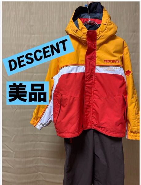 DESCENTE 130 スキーウェア スキーウエア 子供 デサント 上下セット キッズ