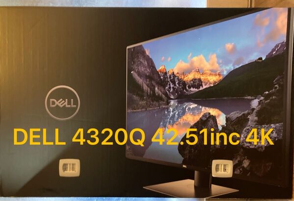Dell U4320Q 42.51インチ 4K IPSモニター 美品 付属品完備