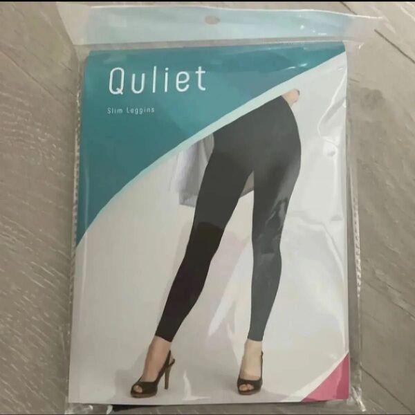 確実正規品 公式購入 キュリエット Quliet レギンス スリムレギンス ブラック 着圧レギンス