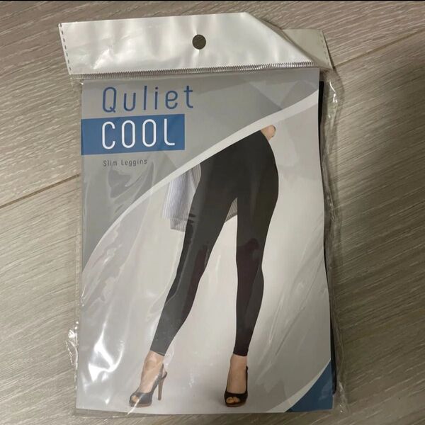 確実正規品 公式購入 キュリエット Quliet レギンス スリムレギンス ブラック 着圧レギンス COOL クールレギンス