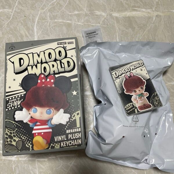 POPMART DIMOO WORLD ぬいぐるみ キーホルダー DISNEY ポップマート チップとデール
