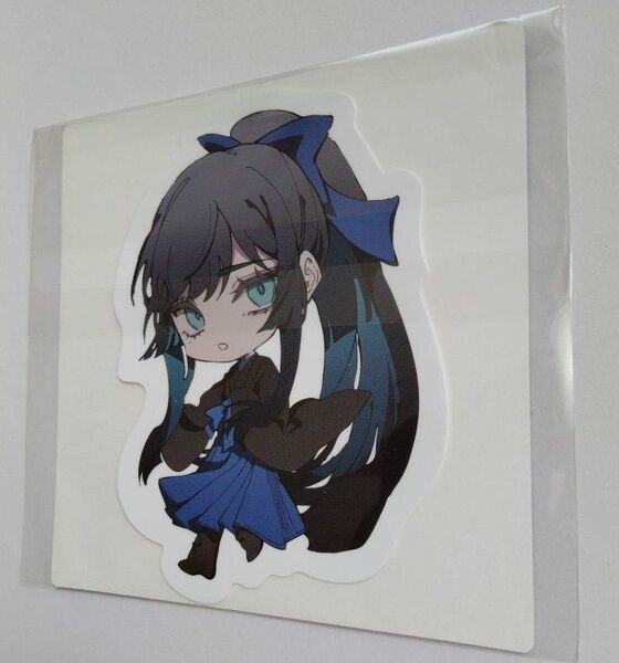 Ado Hibana 大和撫子しゃらんしゃらんアドちゃん世界旅行 ステッカー