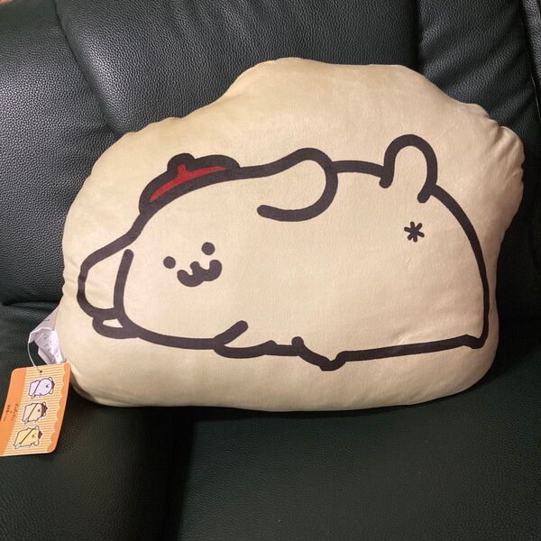 ぬいぐるみ クッション 【完売品】お文具といっしょ ポムポムプリン コラボ ダイカットクッション 枕