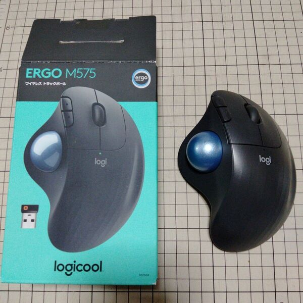 【動作○】logicool ERGO M575GR【メンテ品】