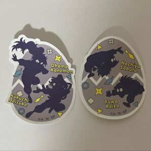 忍たま乱太郎 トラベルステッカー 久々知兵助 尾浜勘右衛門 不破雷蔵 鉢屋三郎