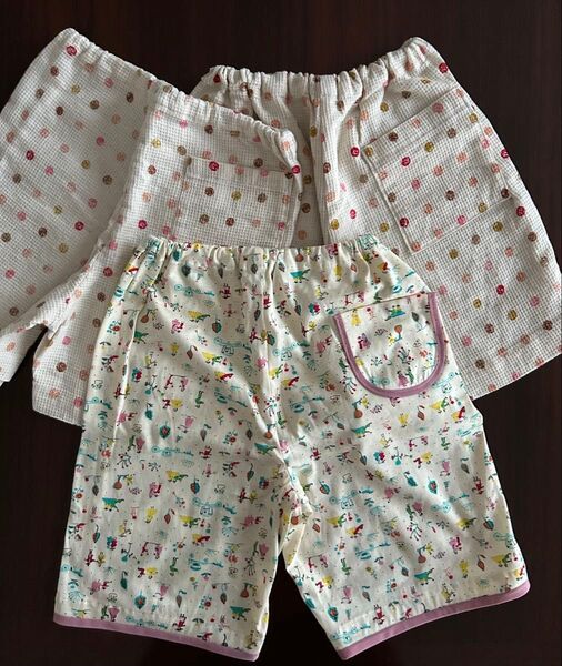 子供服 ハーフパンツ ショートパンツ キッズ ボトムス パンツ 半ズボン 100 女の子 4着セット