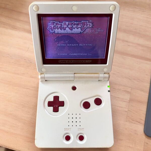 ゲームボーイアドバンスSP 本体 動作確認済み ファミコンカラー 基盤清掃済み メンテナンス済み Gameboy GBA SP