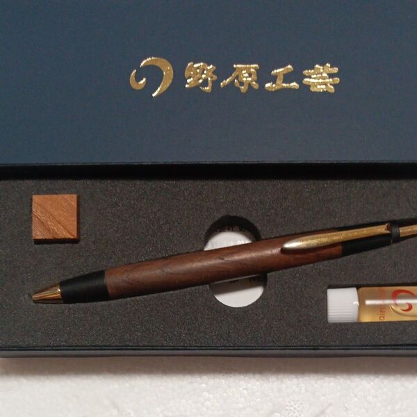 野原工芸 旧型 シャープペンシル 欅 ケヤキ 保証書 ウッドキューブ 箱 しーさー 同種 可動式口金