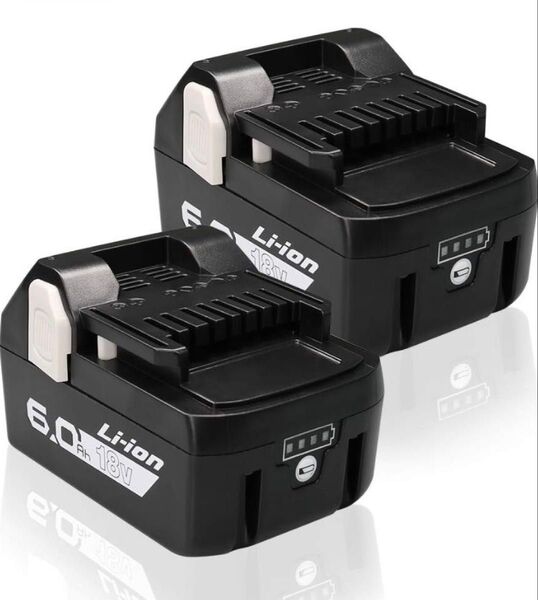 日立 18V バッテリー 互換 6.0ah BSL1860 LED残量表示付き ハイコーキ(Hikoki)