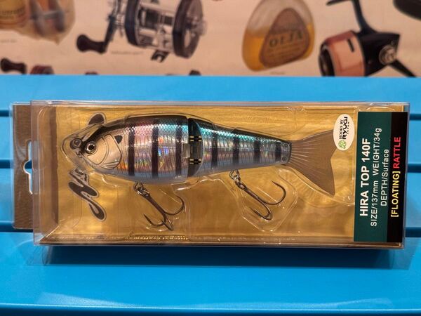 ノリーズ ヒラトップ140F ホログラムフラシングギル 未開封美品