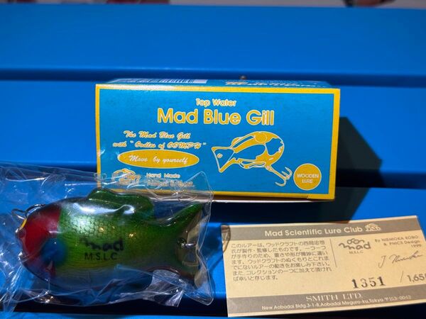 スミス ハトリーズ MSLC Mad Blue Gill 1650個限定 未使用超美品 トップウッドプラグ オールドルアー