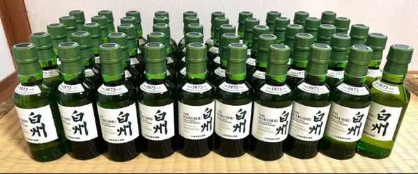 サントリーウイスキー白州ミニボトル 180ml×50本(新品未開封)