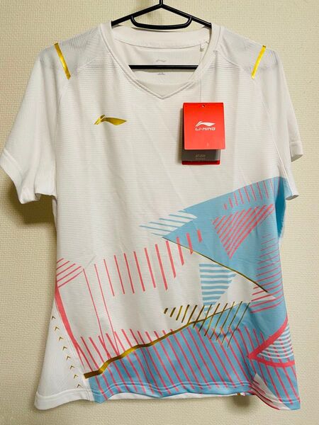 LI-NING レディースゲームシャツ/AAYT018-2/XL