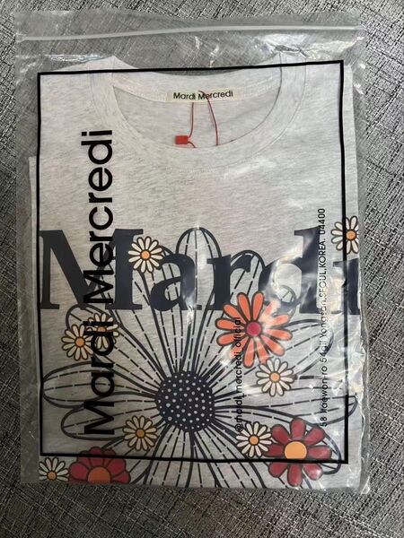 新品マルディメクルディ Mardi Mercredi 花柄プリントTシャツ