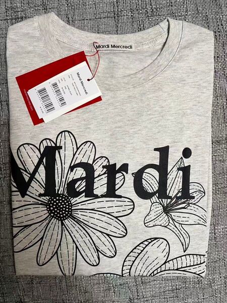 新品マルディメクルディ Mardi Mercredi 花柄プリントTシャツ