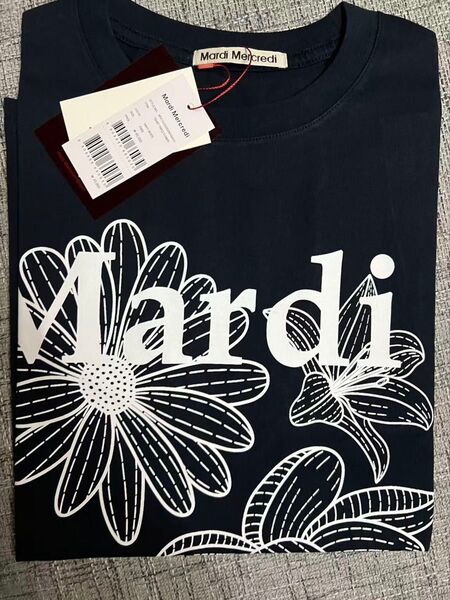 新品マルディメクルディ Mardi Mercredi 花柄プリントTシャツ