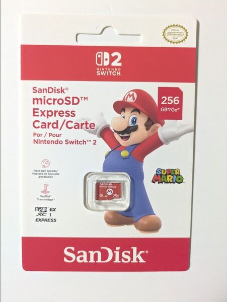 Switch2 SDカード microSD Express Card 256GB SanDisk