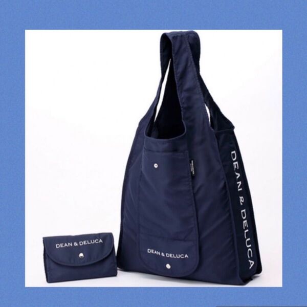 新品 DEAN&DELUCA ディーンアンドデルーカ エコバッグ ネイビー
