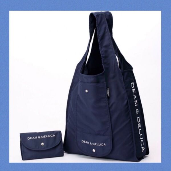 新品 DEAN&DELUCA ディーンアンドデルーカ エコバッグ ネイビー