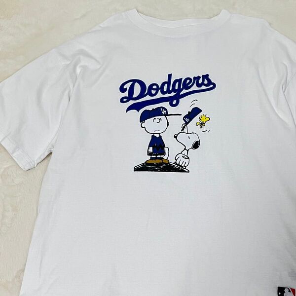 フリークスストア MLB PEANUTS 刺繍 Tシャツ スヌーピー 大谷翔平 LA DODGERS