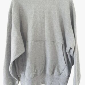 champion チャンピオン グレー パーカー リバースウィーブ L
