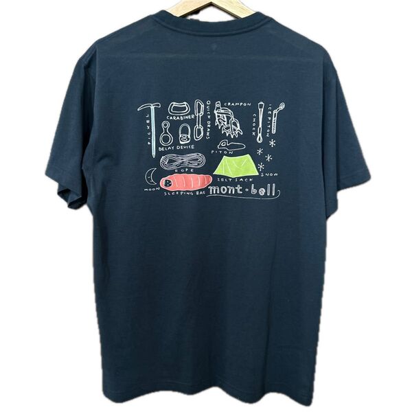 mont-bell Tシャツ ネイビー Lサイズ