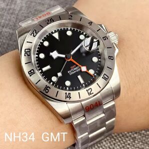 (未使用)タンドリオ ノーロゴ NH34 GMT サファイア グライドロック 高品質