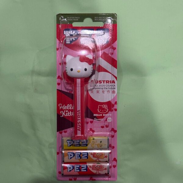 大阪・関西万博限定 オーストリアパビリオン キティペッツ 新品 PEZ サンリオ ハローキティ コラボ エキスポ 2025