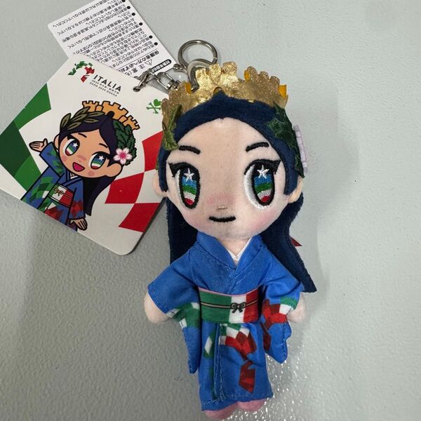 新品未開封 万博限定 イタリア館公式マスコット イタリアちゃん ぬいぐるみキーホルダー イタリアパビリオン 関西大阪万博 エキスポ
