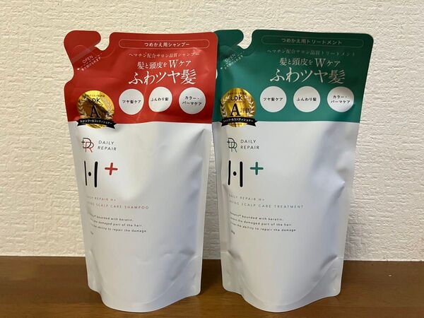 DRH+ ディープリペアスカルプシャンプー&トリートメント (詰め替え用) 【ヘマチン エイジングケア ダメージ補修】 350ml