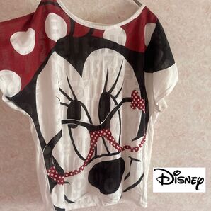 【Disney ディズニー】ミニーマウス ビンテージ 半袖シャツ Tシャツ カットソー プルオーバー トップス
