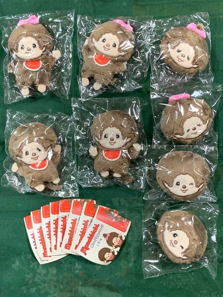 モンチッチ ガチャガチャ ぬいぐるみバッジ コンプリート 2セット