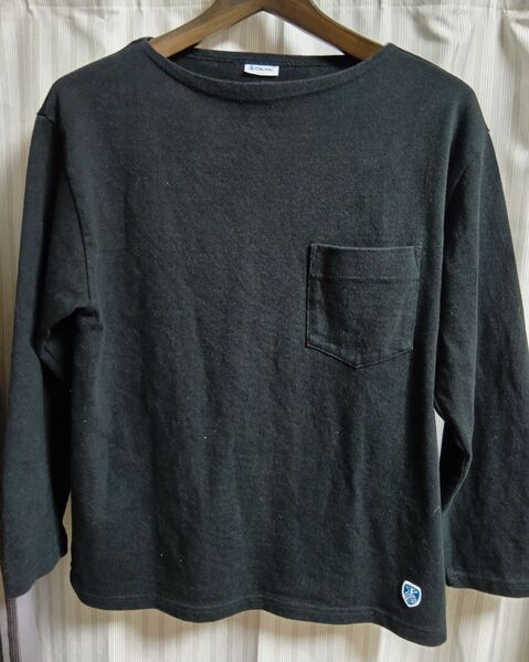 BEAMS別注 オーシバル 七分袖バスク Tシャツ サイズ1