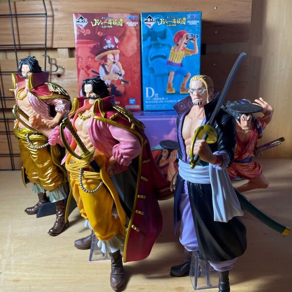 ワンピース 一番くじ ロジャー海賊団〜伝説の海賊〜 A賞〜D賞まとめ&KING OF ARTIST フィギュア ロジャー おでん付