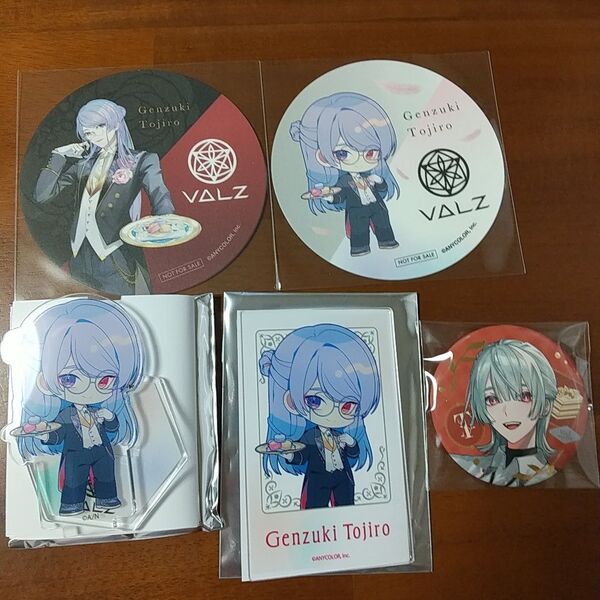 にじさんじ 弦月藤士郎 コラボカフェ コースター アクスタ クリアカード 缶バッジ