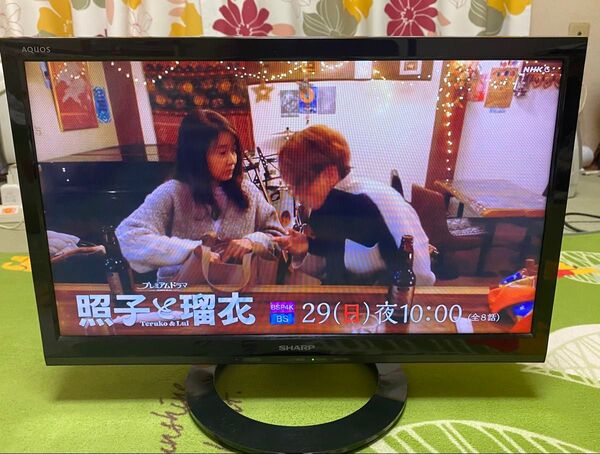 SHARP AQUOS 液晶テレビ LC-19K30 19インチ リモコン付き