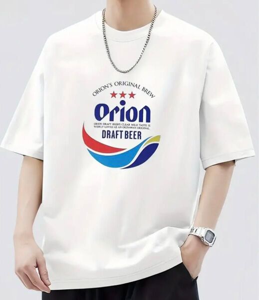 Orion Beerオリオンビール 新品 Tシャツ XL【LLサイズ】送料無料 半袖Tシャツ ホワイト