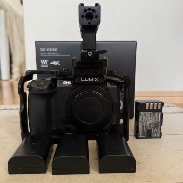 ・極美品・ショット数555 LUMIX GH5s ケージ付き パナソニック LUMIX