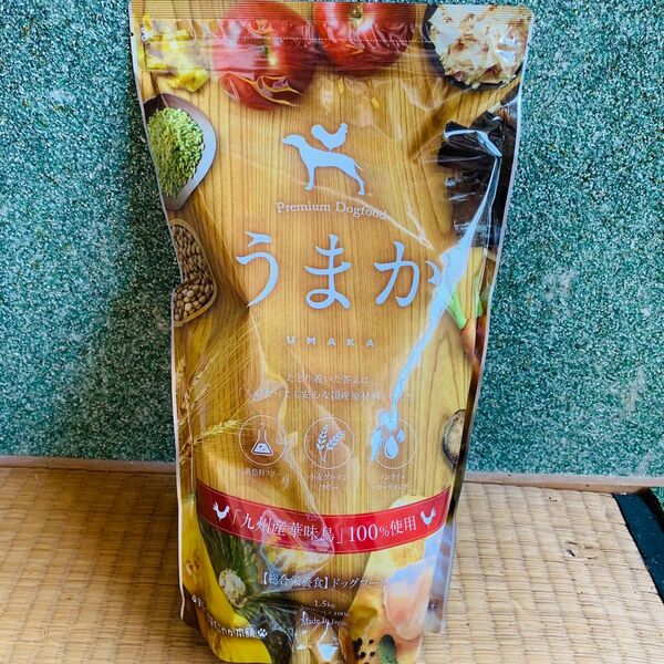 国産 ドッグフード UMAKA (うまか) プレミアム 全犬種全年齢 総合栄養食基準 (チキン)