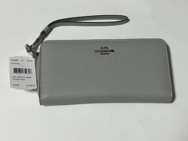 【新品未使用】COACH コーチ C4451 グレー