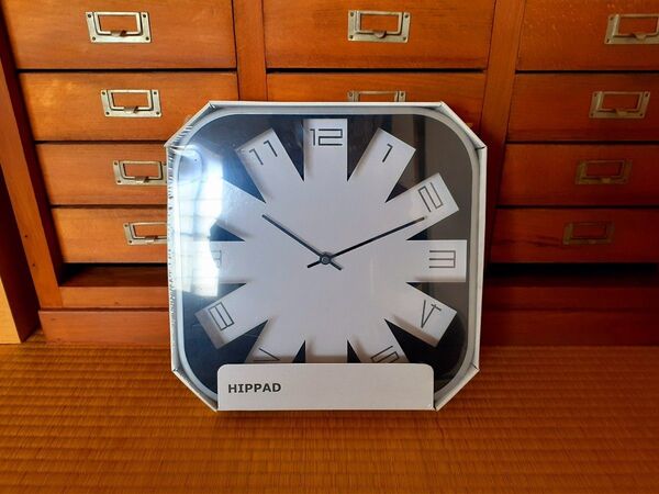 IKEA HIPPAD 掛け時計 ポストモダン スペースエイジ 廃盤