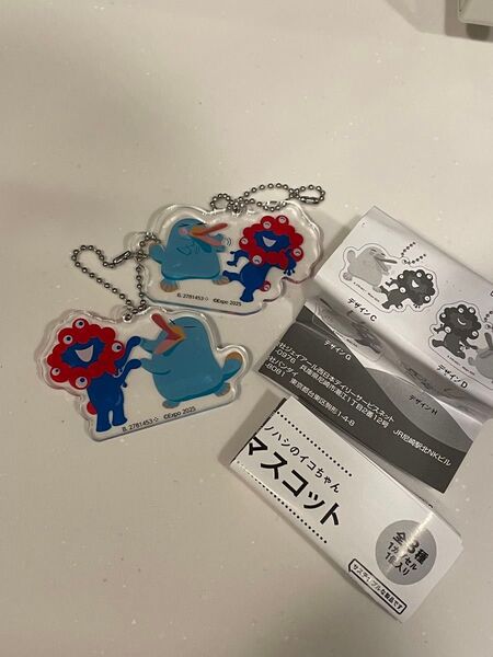 アクリルキーホルダー イコちゃん ミャクミャク JR ICOCA